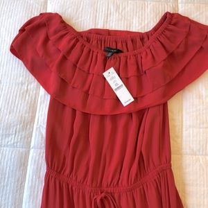 White House Black Market Off the Shoulder Maxi